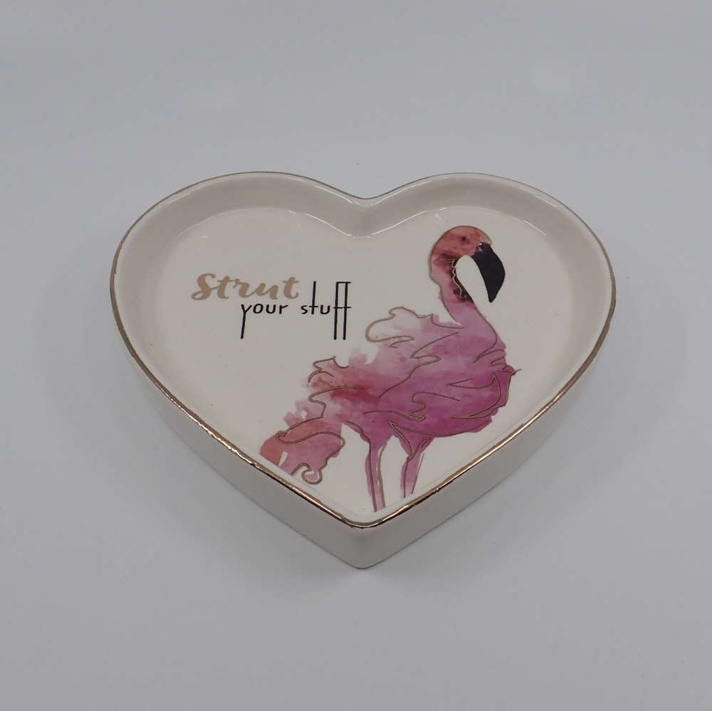 American Atelier Ceramic Heart Small Tray - New